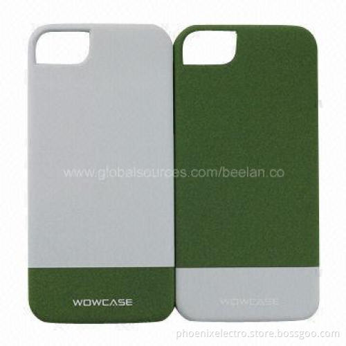 PC Case for iPhone 5, with Sandstone Coating and 2 Pieces Slider Design